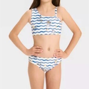 Cat & Jack Disney Stitch 2-Piece Swimsuit